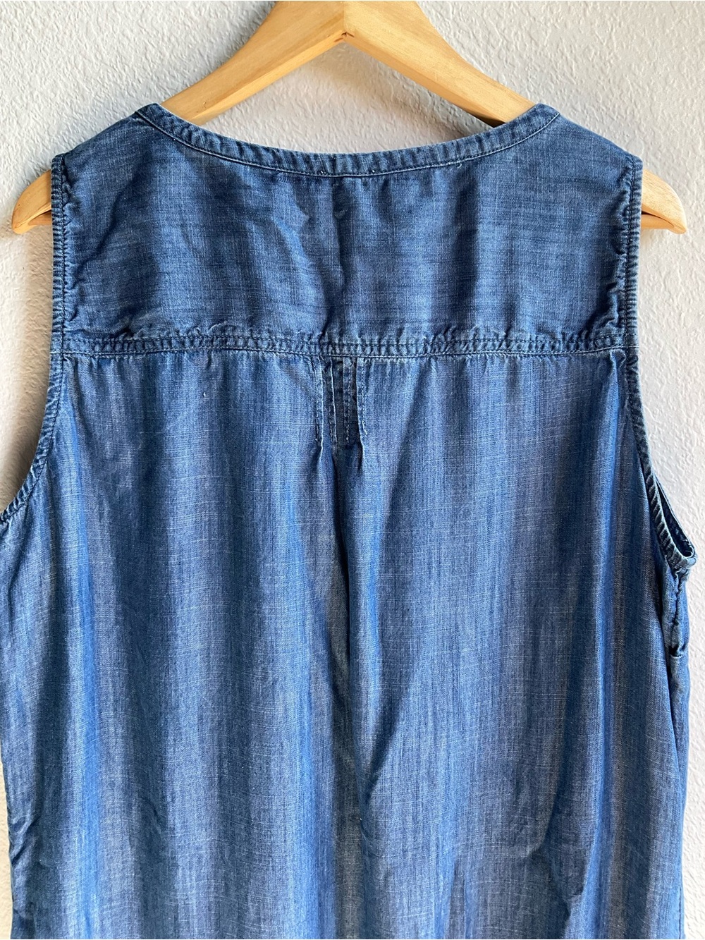 Talbots Pintuck Shift Dress - Tencel Lyocell - Picture 3 of 6
